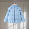 Casual Stripe Women's Padded Jacket Hooded Zipper Warm Thicken Lady Coats Autumn Winter Female Street Outwear