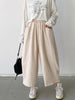 Autumn Casual Harem Pants Women Cotton High Waisted Trousers Retro Loose Bloomers Women's Oversize Pants Baggy Sweatpants