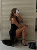 Camisoles Solid Sheath Elegant Women Dresses Irregular Hem Party Sexy Club Outifts Female Bodycon Fitness Robes