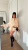 Female Long Flare Sleeves Lace Up Mini Dress Elegant Chiffon Ruffle High Waist Vestidos Autumn Woman Party Wear