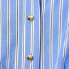 Stripe Shirt Dress Women's Single Breasted Belted Long Dress Multicolor for Spring Commute Holiday