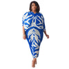 Elegant Women Pleated Patchwork Double Wear Batwing Long Sleeve V-neck Bodycon Midi Maxi Long Dresses Vestidos
