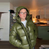 Women Hooded Thicken Warm Cotton Jacket Zipper Glossy Snow Winter Loose Female Coat Lace Up Casual Down Puffer Outwear