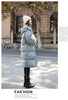 Down Cotton Jacket Women's Winter Clothing Korean Loose Cotton-Padded Coat Casual Long Overcoat Thick Warm Hooded Parka