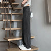 Woman Vintage Wide Leg Jeans Girls High Waist Pants Female Black Black Grey Retro Blue Light Blue Pink Denim Trousers