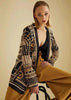 Beaded V-neck Blazers for Women Streetwear Suit Jacket Coat Outerwear Female Clothing