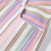 Colorful Striped Jeans Women's Long Pants Female High Street Low-waisted Pockets Denim Trousers Women's Holiday Outwear