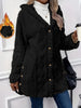 Winter Warm Long Sleeve Cardigan Hooded Women Coat Casual Elegant Long Outwear