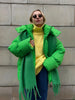 Women Winter Cotton Coat Women Loose Cotton Padded Jacket Solid Hooded Parkas Coat Female Puffer Coat Winter Outwear