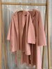 Winter Casual Adjustable Waist Wool Coat Women Water Ripples Woolen Coat Jackets Female Autumn Camel Coat Commuting