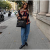 Color Block Argyle Knitted Women Cardigan Oversized Lapel Collar Long Sleeve Sweater Coat Fall Winter Warm Loose Knitwear