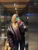 Warm V-Neck Thick Leather Short Jacket Woman Long Sleeves Loose Versatile Coats Casual Street Women's Autumn Winter Jackets