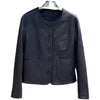 Women's Autumn Clothing European Sheepskin Casual O-Neck Single-Breasted Coffee Litchi Stria Genuine Leather Jacket