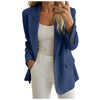 Corduroy Women Business Casual Suirt Jacket Long Sleeve Notched Lapel Casual Work Suit Jackets Light Jackets For Women Plus Size