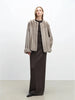 Autumn Winter Short Elegant Thick Warm Soft Brown Faux Mink Fur Coat Women Long Sleeve Modern Chic Fluffy Jacket