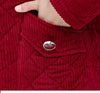 2026New Autumn Winter With Velvet Cotton-padded Jacket Women Mid-Aged Mother Hooded Floral Plus Velvet Warm Parkas Coat Female