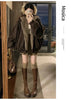 Winter Double Sided Wearable Plus Velvet Thick Warm Loose Women Parka Coats Fleece Hooded Casual All-match Cotton Padded Jackets