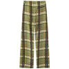 Plaid Baggy Pants Women's Pants Autumn Ladies Oversize High Waist Trousers Elegant Wide Leg Street Wear Pants