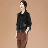 Cowboy Jacket For Women Spring Female Denim Coat Retro letter Butterfly Heavy Embroidery Loose Short DenimTop