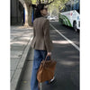 Ladies Woolen Coat Autumn Winter High-Quality Casual Temperament Short Coats Women's Slim Wool Coat Solid Color Lady Outerwear