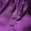 Womens Elegant Satin Silk Party Dresses O-Neck 3/4 Sleeve A-Line Long Pleated Dress Solid Color Guest Evening Robe Femme