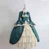 Women Vintage Palace Lolita Dress Sweet Princess Square Collar Lace Bowknot High Waist Long Victorian Gothic Dress Girl Black