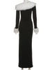 Furry Patchwork Christmas Dress Women Winter Elegant Diagonal Collar Split Hem Full Sleeve Party Club Vestidos