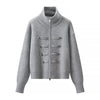 Casual Women's Cardigan Sweater Turtleneck Zippers Full Sleeve Button Decoration Lady Coats Autumn Female Knitwear