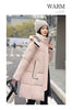 Women'S Winter Down Cotton Jacket Warm Thicken Cotton Padded Jacket Korean Loose Plus Size Parkas Outwear Long Coat