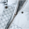 Printed Cotton Padded Coats Women Hooded Waist-Cinching Zipper Quilted Jackets Winter Casual Woman Outerwear