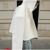 Retro Crocodile Pattern Short Women's Leather Jacket High Collar Zipper Loose Long Sleeve Jackets Lady Street Daily Wear
