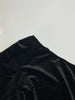 Asymmetric One Shoulder Velvet Dress Women's Elegant Party Bodycon Midi Evening Gown