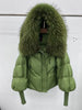 Women Winter Goose Down Jackets Real Fox Fur Collar Hooded Thick Natural Raccoon Fur Female Outwear Warm Loose Puffer Coats