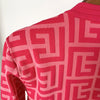 High Street Designer Jacket Women's Lion Buttons Monogram Geometric Jacquard Knitted Sweater Cardigan