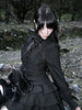 Black Gothic Y2K Mini Dress Women Sexy Spicy Girls Slim Fit Design Lolita Dresses Autumn Punk Vintage Long Sleeve Cake Dress