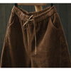 Autumn Winter Female Loose Thicken Pant Ladies High Waist Corduroy Trousers Women Large Size 4XL Casual Carrot Pantalons