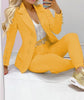 Women's Autumn Clothes Two Piece Set Female Coats and Pants Versatile Casual Long Sleeve Jacket and Trousers Suit