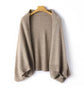 Wool Cape Draped Over Women's Knitted Warm Jacke Dual-purpose Scarf for Autumn and Winter