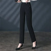 Black Women's High Waist Stretch Suit Pants, Slim Trousers, Purple Green Brown Pantalones, Asian Size M-6XL