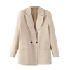 Blazer Woman Black Beige Khaki Blue Green Gray Women coat Office Wear Women's Blazers Jacket Outerwears