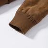 Vintage Faux Suede Jackets Women's Slim Full Sleeves Zipper Stand Collar Cropped Coats Ladies Autumn Solid Streetwear