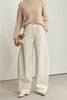 Minimalist Women's Casual Pants Winter Classic Versatile Warm Elastic Drawstring Loose Pants Female Trousers 12424082