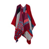 Winter Poncho Women Capes Scarf Imitation Cashmere Ladies Scarves Warm Shawls Wraps Woman Ponchos Bufanda Mujer Foulard