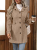 Autumn/Winter Women's Casual Coat Flattering Loose-Fit Notched Lapel Single-Row Multi-Button Mid-Length Wool Blazer