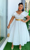 Plus Size African Wedding Party Dresses for Women Dashiki Ankara Evening Gown Turkey Outfit Robe Africa Clothes