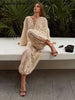 Loose Fit Lace Pants Women's Elastic High Waist Lounge Trousers Spring Lady Bohemian Casual Bottoms