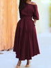 Women's S-2XL Size Slanted Shoulder Collar Tie Waist Style Solid Color Dress Leopard print maxi dresses for women
