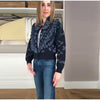 Fringe V-Neck Waist-Cinched Cardigan Open-Front Ribbed Cuff Autumn Causal Ethnic-Style Women Knit Top Vintage Lady Coat