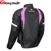Woman Motorcycle Jacket Winter Warm Windproof Clothing Body Riding Safety Coat Built-in Protective Pads and Thermal Liner JK-64