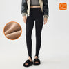 Autumn Winter Thick Foot Pants Sharkskin Leggings Women's Rabbit Fleece Warm Leggings High Waist Elastic Non Trace Yoga